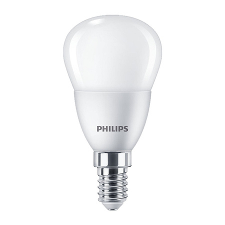 E14 LED Lampen 5W = 40W 470lm 2700K Warm BALL PHILIPS