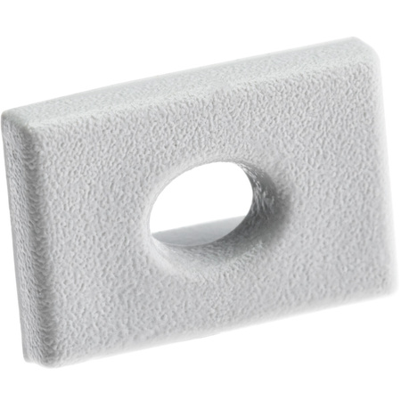 Endkappe für KM33-Profile mit Öffnung Kunststoff, Grau LUMILED