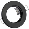 Einbaustrahler GU10, MR16 Einbauspot HALOGEN Runde Fest Schwarz Blech ARDALI LUMILED
