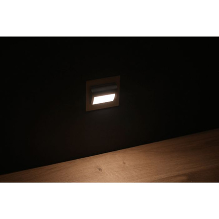 LED-Treppenleuchte 1.5W gebürstet, Nickel 4000K neutral ZIKO KM LUMILED