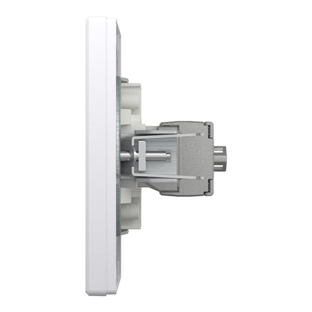 RJ45 Cat. 5e STP Computerbuchse mit Rahmen Weiß SCHNEIDER ASFORA