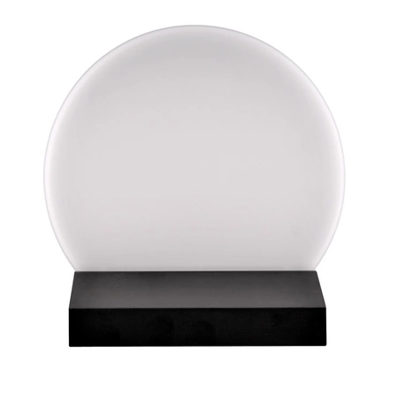 Außenwandleuchte LED-Fassadenleuchte IP54 4000K Rund Schwarz