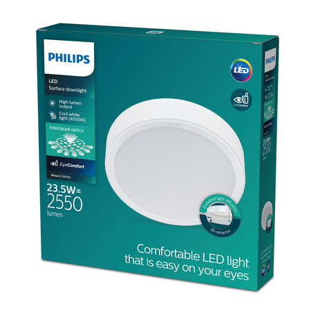 LED-Panel-Leuchte Aufbauleuchte LED 23.5W 1900lm 4000K Weiß Meson Philips