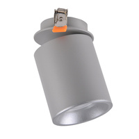 Deckeneinbauleuchte HARON GU10 Tuba Spot Moving Round Grey GOLDLUX