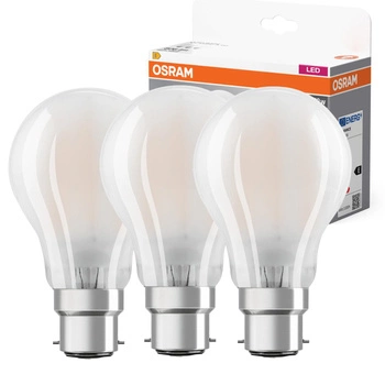 3x LED Lampen E27 A60 7W = 60W 806lm 2700K Wärme 300° Filament OSRAM Sockel