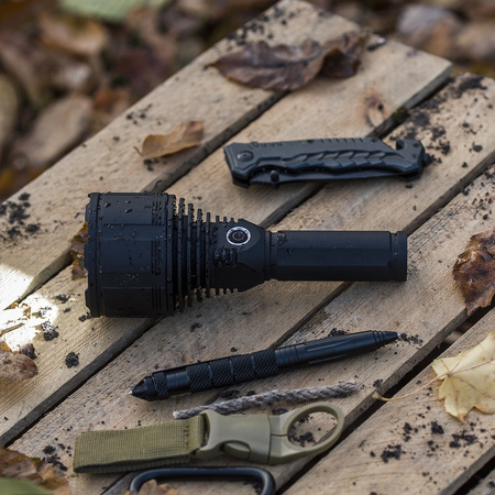 Taktische wiederaufladbare militärische LED-Taschenlampe Handheld USB XHP9090 3000lm kurz Pro VA0044 Vayox