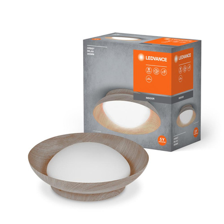 Plafond-Deckenleuchte E27 Braun 30cm Orbis Ledvance