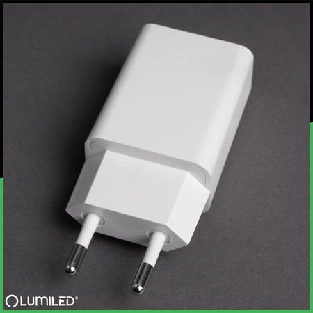 Ladegerät 1x USB 5V/1A DC Adapter Schreibtischlampe Weiß Lumiled