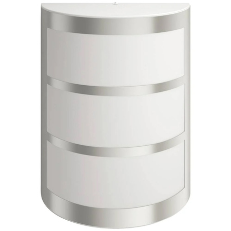 PYTHON 3.8W 2700K warm IP44 Silber PHILIPS Garten LED Wandlampe