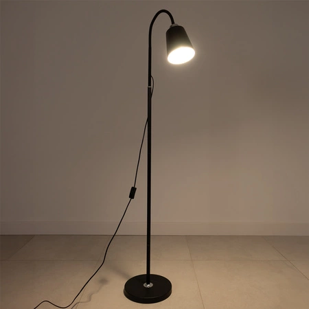 LED E27 Schwarz mit höhenverstellbarer Tischleuchte Kalso Lumiled