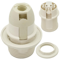 Isolierfassung mit Kragen E14 OTE14-01 4A 250V WEISS ANSCHLUSS