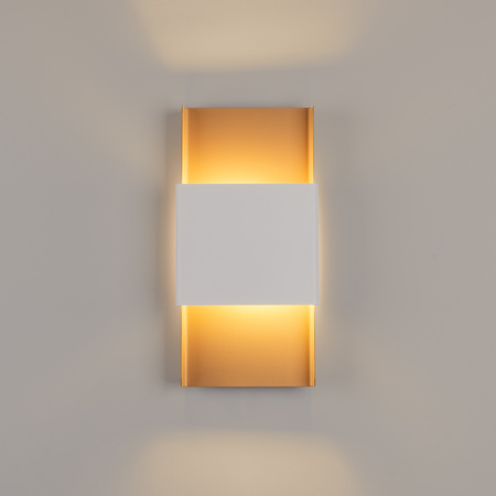 Wandleuchte DURLIN 2xG9 Gold Weiß Modern SOLLUX