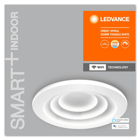 LED Deckenleuchte ORBIS Spiral 40W 4300lm warm-kalt 50cm SMART+ WiFi LEDVANCE