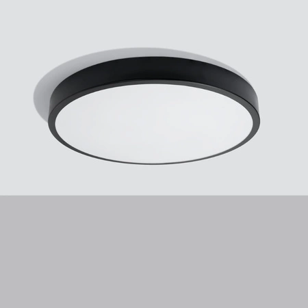 Deckenleuchte Plafond ONYX 60 LED 65W 3000K 5177lm Schwarz Minimalistisch SOLLUX