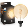 LED Globe E27 G125 7W 2100K Warm Filament PHILIPS HUE Weiß Bluetooth Zigbee Glühbirne