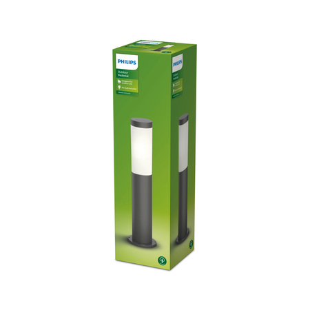 Außen-LED-Gartenlampe UTRECT myGarden E27 IP44 Mast 45 cm Anthrazit PHILIPS