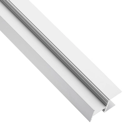 Aluminium-Anodierter Möbelprofil für LED-Streifen KM48, Regaloberfläche 1m Silber LUMILED