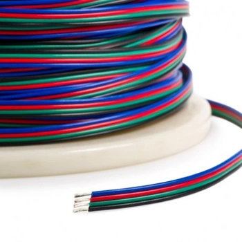 RGB-Kabel für LED-Streifen 4-DRAHT 4x0,45mm 1M