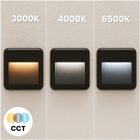 Außen Garten Treppe Wandleuchte CCT 3000-6500K LED 4W IP65 VIREO LUMILED