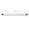 LED-Schienenleuchte Aluminiumstreifen 1-phasig 15W 1200lm 4000K schwarz