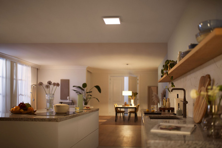 Plafond Panel LED-Anbauleuchte TOUCH 12W 2700K 30cm Dimmbar Weiß PHILIPS