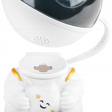 Kinder Astronaut dekorative Nacht Stern Projektor Lampe LED 5W RGB 170° Ein/Aus Schalter Weiß Masterled