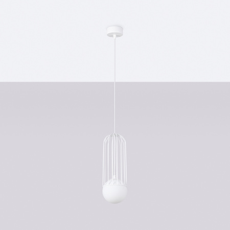 BRINA 1 G9 Weiß Modern SOLLUX Pendelleuchte für die Decke