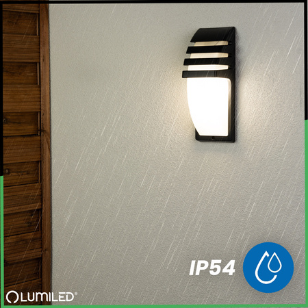 Wandleuchte Außen E27, Garten-Wandleuchte 35cm LECOS LUMILED