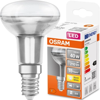 LED Lampe E14 R80 2,6W = 40W 210lm 2700K Warm 36° OSRAM Star