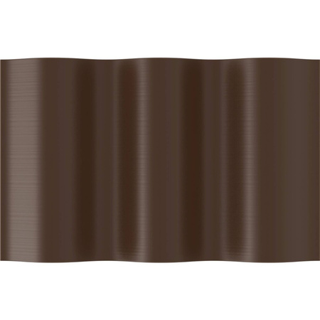 Gewellte flexible Rasenkante 25cm x 9m Braun CELLFAST
