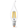 E14 C35 LED Lampen 6W = 60W 806lm 4000K Neutral Filament 360° VIDEX