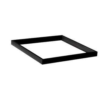 Aufbaurahmen für LED-Panel 60 x 60 cm Schwarz ECOLIGHT