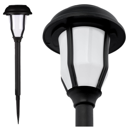 Solar-Gartenlampe LED-Fahrtaschenlampe 40cm IP44 Dämmerungssensor
