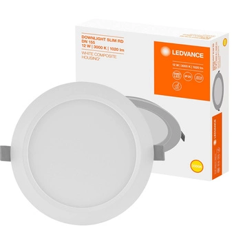 Einbau-LED-Panel 12W 3000K DOWNLIGHT Slim DN155 LEDVANCE rund