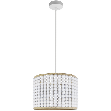 RIBE 1xE27 Überhang Deckenleuchte Weiß Holz GOLDLUX (Polux)