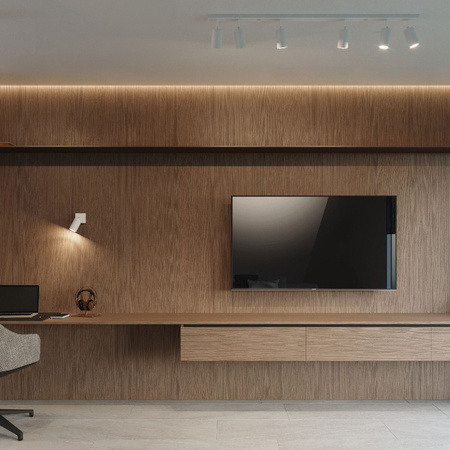 LED RING GU10Wandleuchte GU10 Bewegliche Wandleuchte mit Schalter Weiß SOLLUX