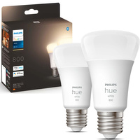 2PAK LED-Lampe E27 A60 9W 2700K Warm PHILIPS HUE Weiß Bluetooth Zigbee