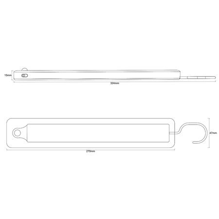 LED Linienlampe 2,35W USB 5 V 4000K neutral tragbar mit Bewegungssensor 30 cm LINEARE LED MOBILE LEDVANCE