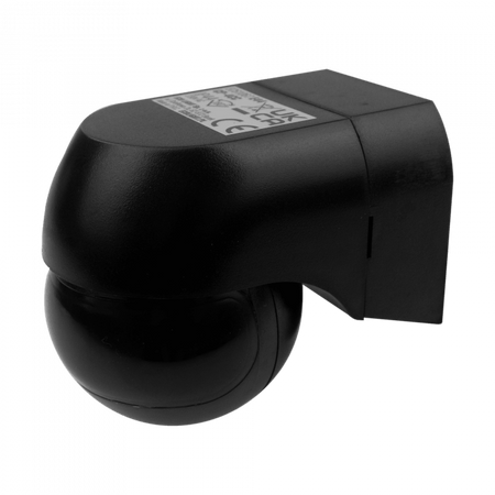 PIR-Bewegungs- und Dämmerungssensor IP44 Aufbaumontage Schwarz 12m 180° CP Ecolight