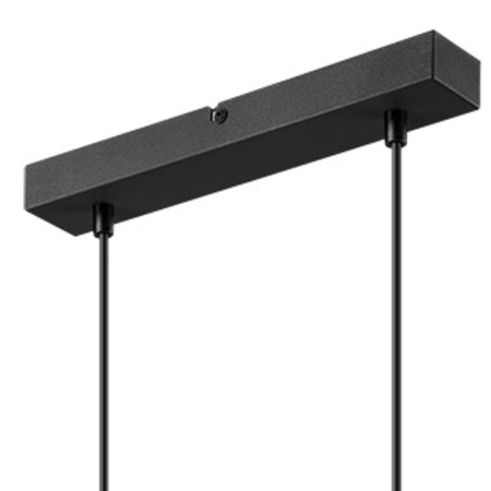 DIEGO Decke Pendelleuchte 2xE27 Schwarz Gold LM-2.124 Lamkur