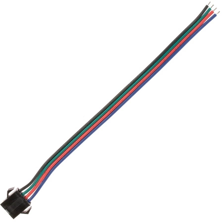Buchse für RGB-LED-Streifen 4-PIN mit 12-mm-Kabel