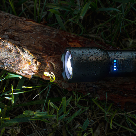 Wiederaufladbare LED-Taschenlampe Classic 20W 800lm Handleuchte Strong ZOOM VA0180 VAYOX