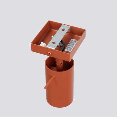 Wandleuchte Wandleuchte Reflektor Tuba Spot GU10 Ocker Rot Ring Bittersweet Shimmer SL.1506 Sollux