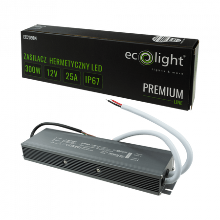 LED-Netzteil IP67 300W 12V Premium Ecolight