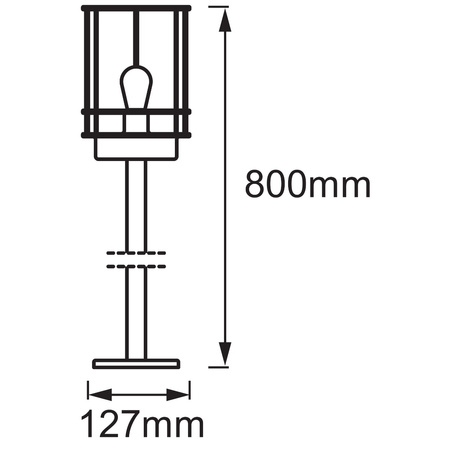 POST Gartenleuchte Stehleuchte Endura Classic POST 80cm LEDVANCE