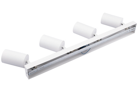 QUALIS SPOT Deckenleuchte Reflektor Halogenleuchte 4xGU10Weiß