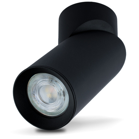 Deckenleuchte mit 1x GU10-Sockeln, Einbaustrahler HALOGEN schräg TABULA SPOT TUBA LUMILED