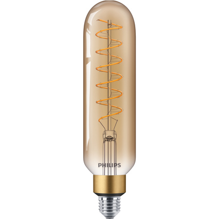 E27 T65 LED Lampe 7 W = 40 W, 470 lm, 1800 K, warmes Filament, bernsteinfarben, PHILIPS, dimmbar