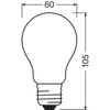 LED-Lampe E27 A60 7.5W = 75W 1055lm 4000K Neutral 300° Glühfaden Dimmbar OSRAM SUPER STAR