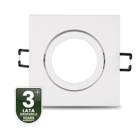 Flächenbündige Halogen-Deckenleuchte Quadratisch GU10 MR16 Weiß TRIAM LUMILED